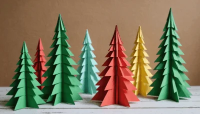 découvrez comment créer votre propre sapin de noël en papier, une décoration de table à la fois écologique et économique. suivez nos astuces diy pour ajouter une touche festive et personnelle à vos célébrations tout en préservant l'environnement.